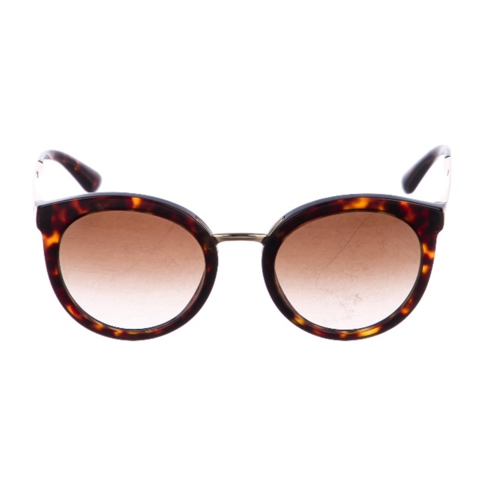 D&G round acetate sunglasses